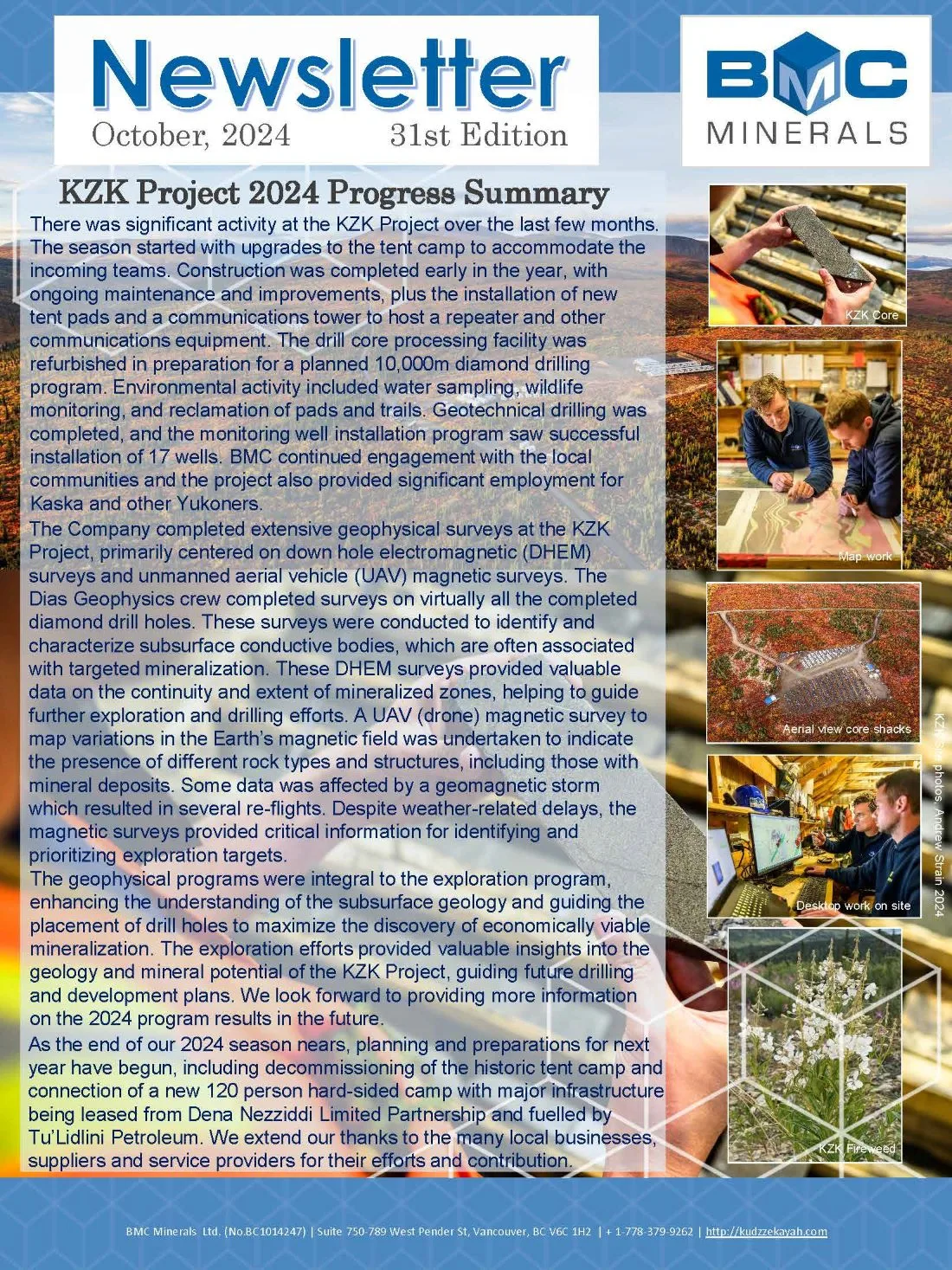 Bmc, Kzk Newsletter, October 2024, 31st Edition Page 1 Resized